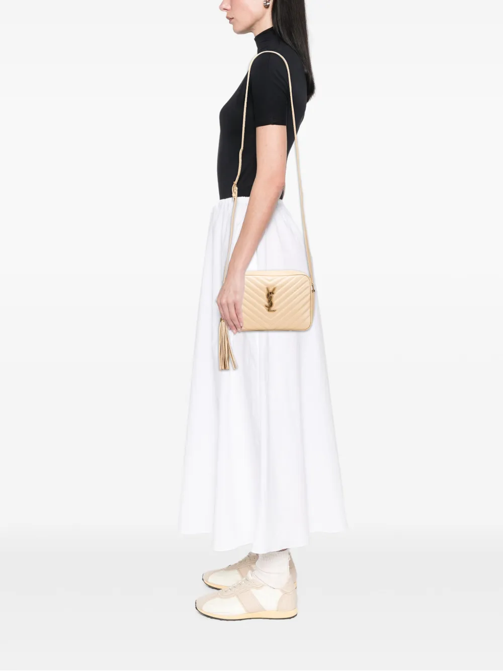 Saint Laurent Pre-Owned 2020 Quilted Leather Lou Camera Bag crossbody bag | Pre-Owned | Image 2