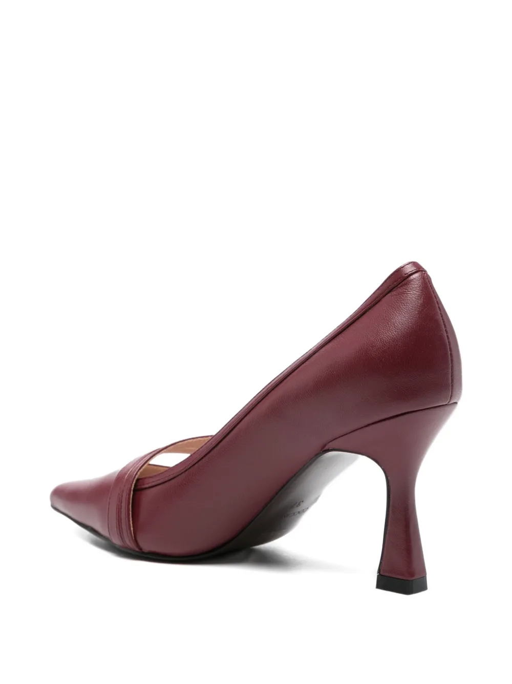 Coccinelle Fernanda pumps met puntige neus en gespdetail Rood