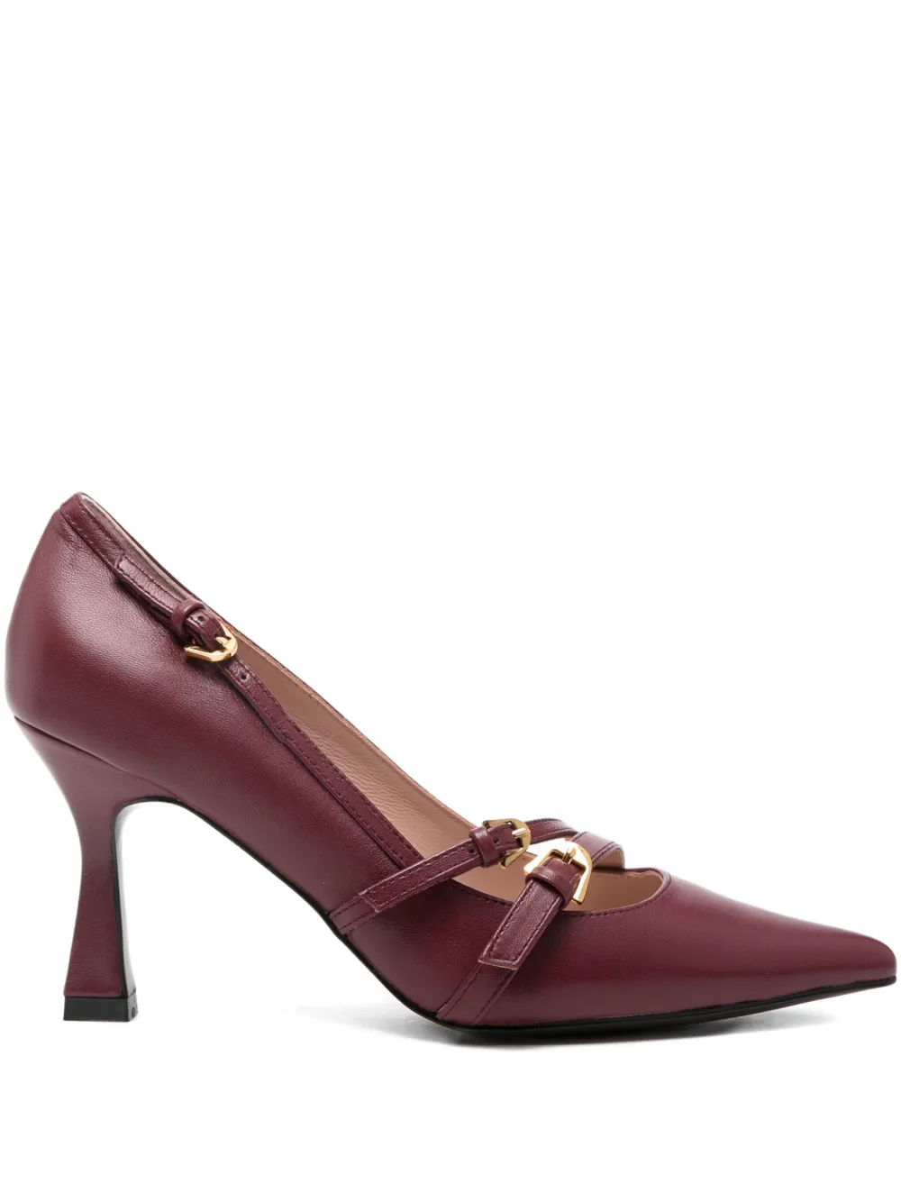 Coccinelle Fernanda buckle-detail pointed-toe pumps Red