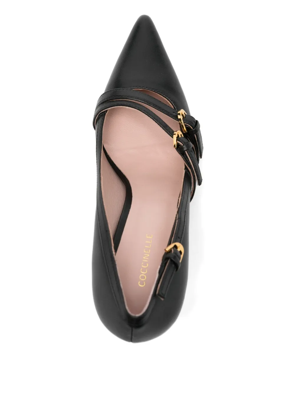Coccinelle 85mm Fernanda buckle-detail pumps Black