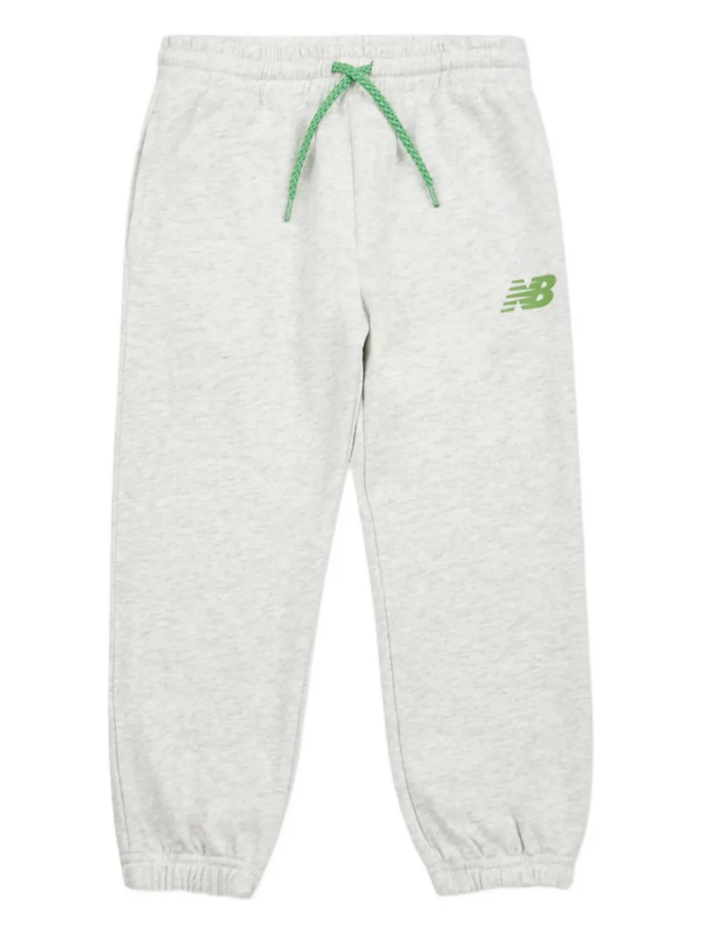 New Balance Kids T-shirt en broek met grafische logoprint Grijs