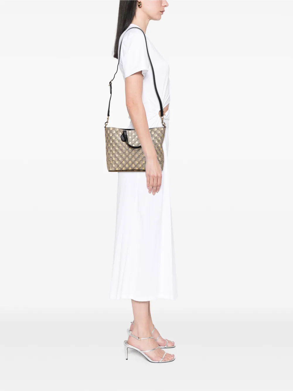 Gucci Pre-Owned 2000-2015 Small GG Supreme Bees Soft Tote satchel | Pre-Owned | Image 2