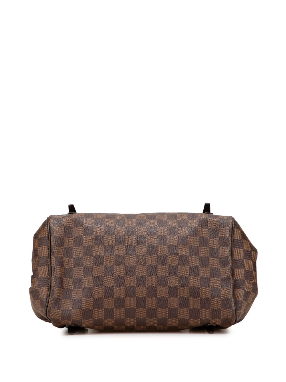 Pre-owned Louis Vuitton 2010 Damier Ebene Rivington Gm Shoulder Bag In Brown