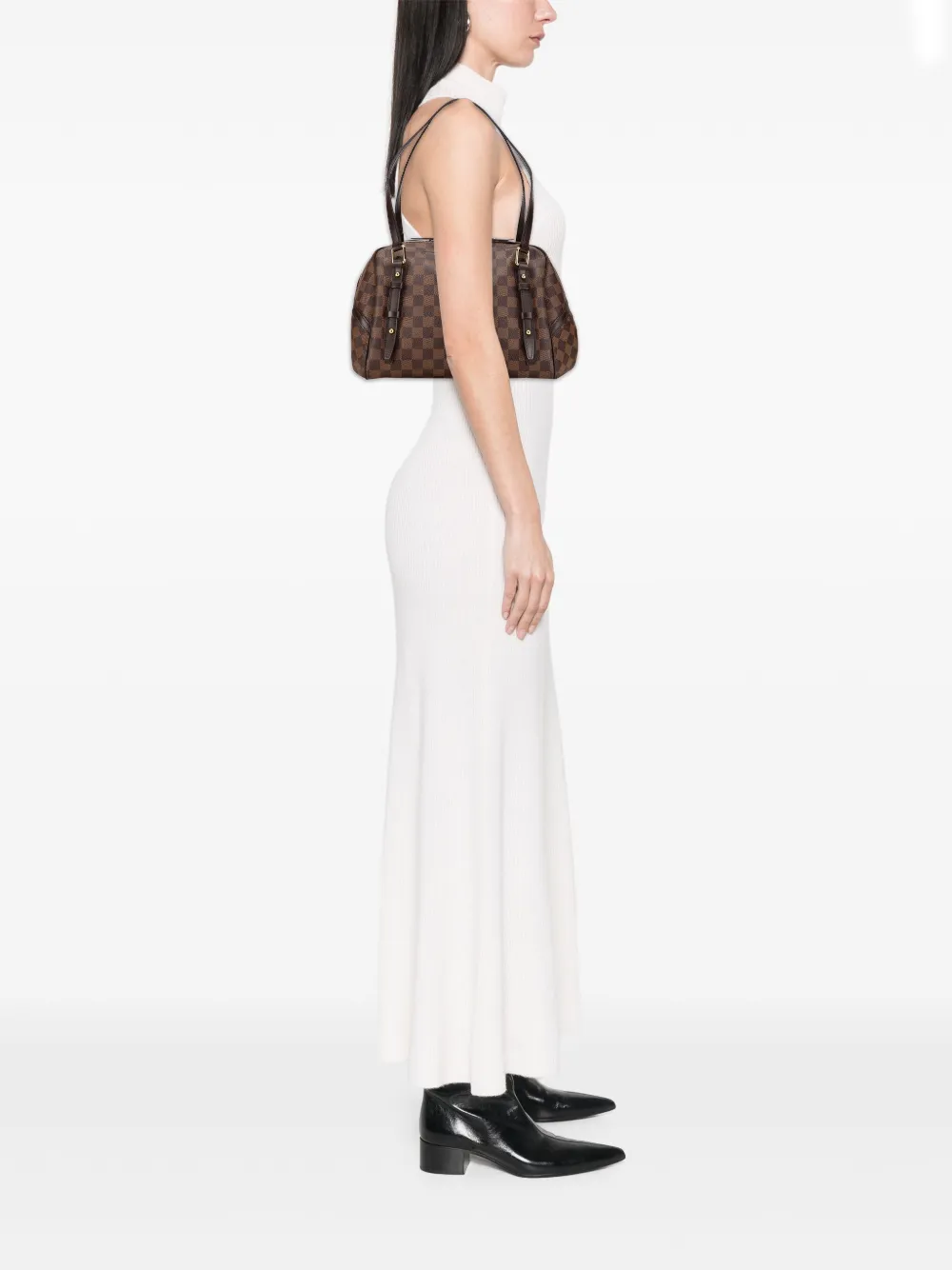 Louis Vuitton Pre-Owned 2010 Damier Ebene Rivington GM shoulder bag | Pre-Owned | Image 2