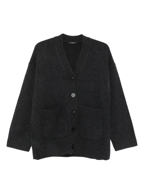 JOSEPH patch-pocket buttoned cardigan