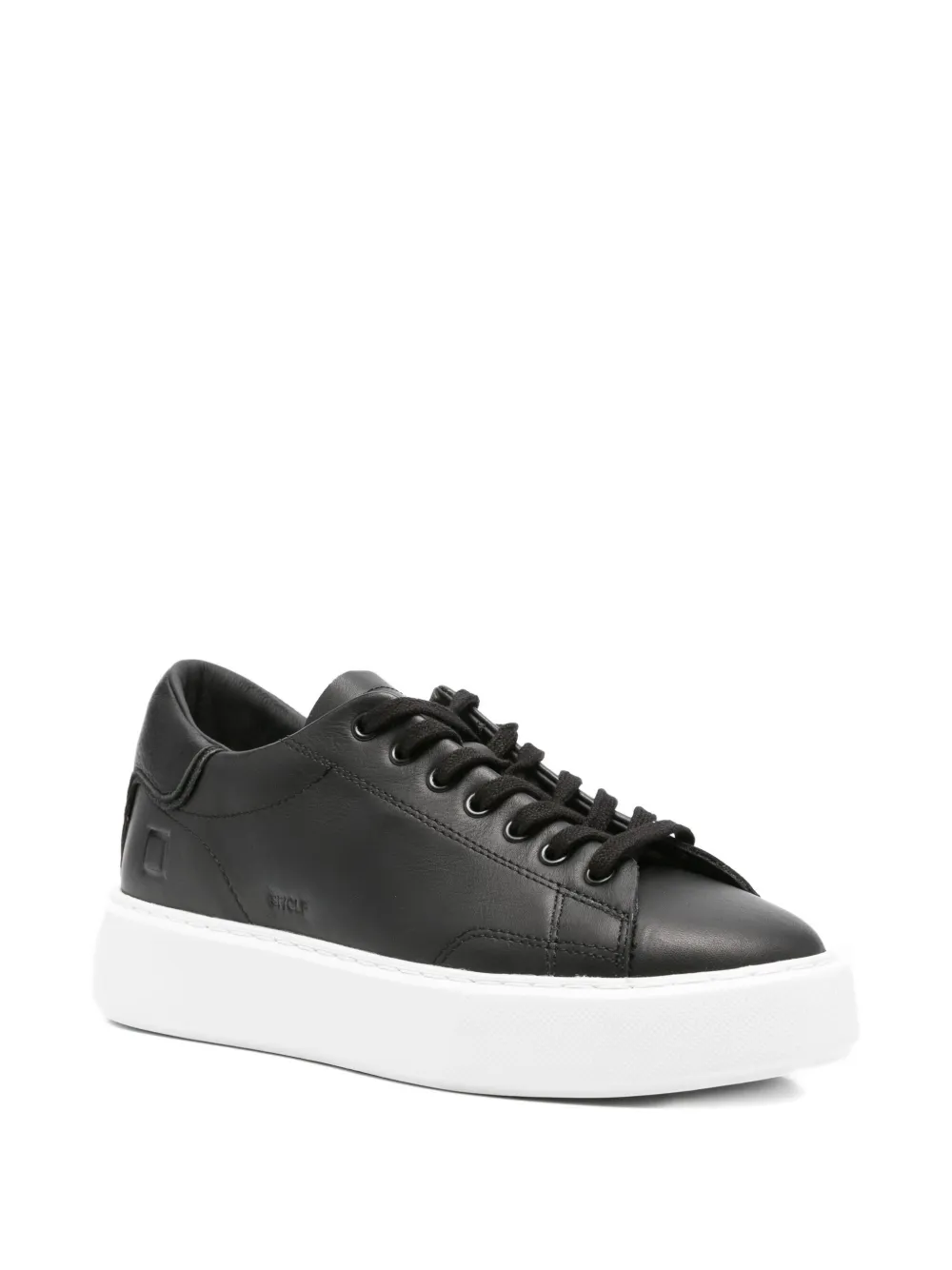 D.A.T.E. Sneakers met ronde neus - Zwart