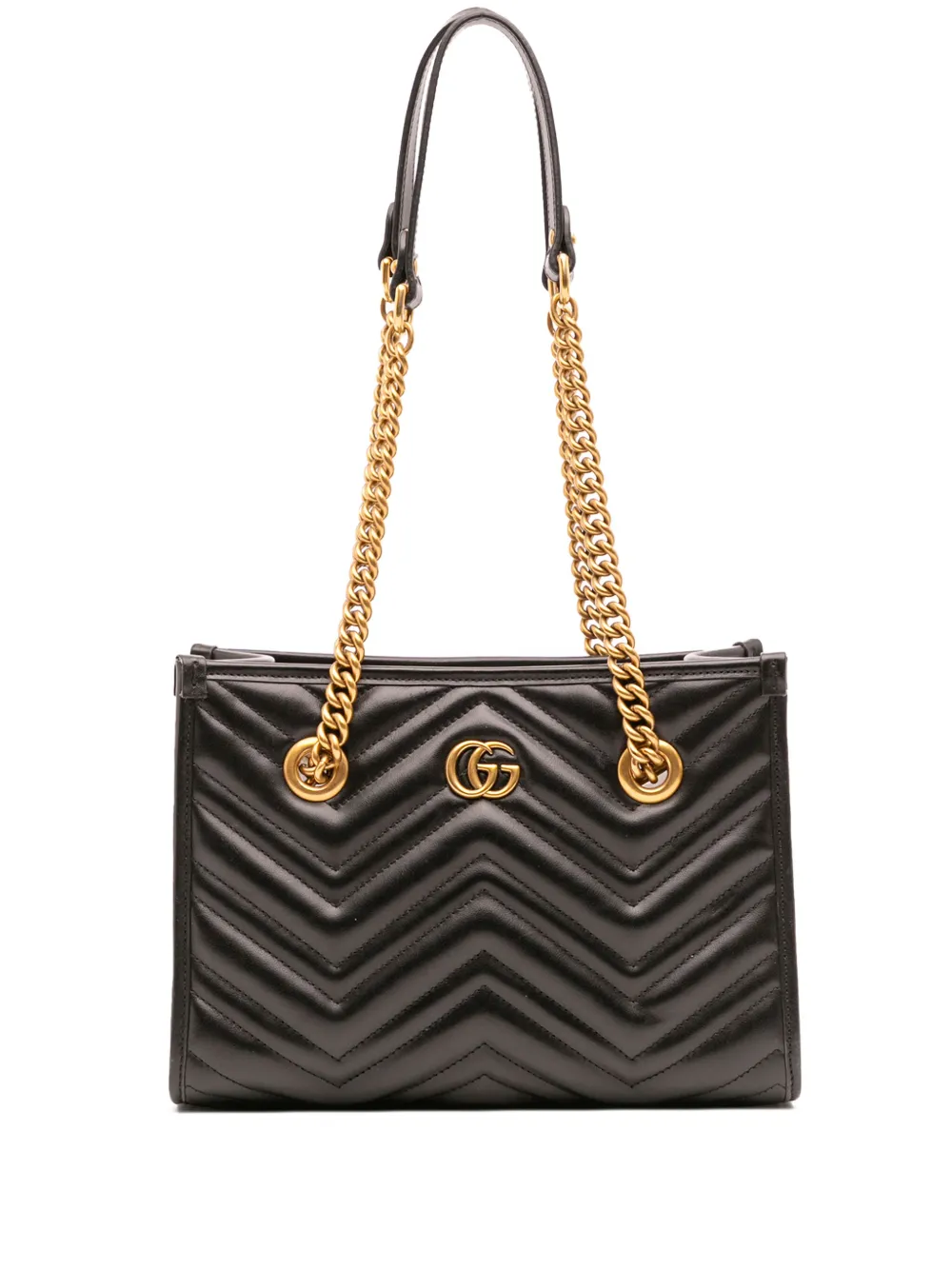 Gucci Pre-Owned 2016-2025 GG Marmont Matelasse Leather tote bag | Black | Image 1