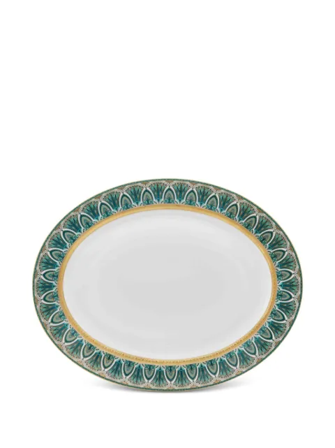 Haviland Rêves Du Nil oval-frame patterned serving platter (40cm x 32cm)