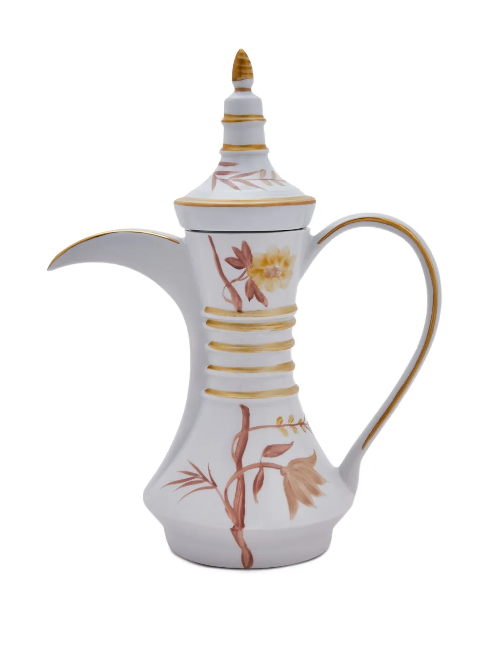 MARIE DAAGE Bouquet De Vie Dallah floral-pattern pot (550ml) | White | Image 1