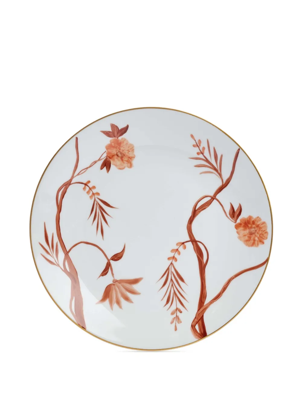 MARIE DAAGE  Bouquet De Vie floral-branch dinner plate (26cm) | White | Image 1