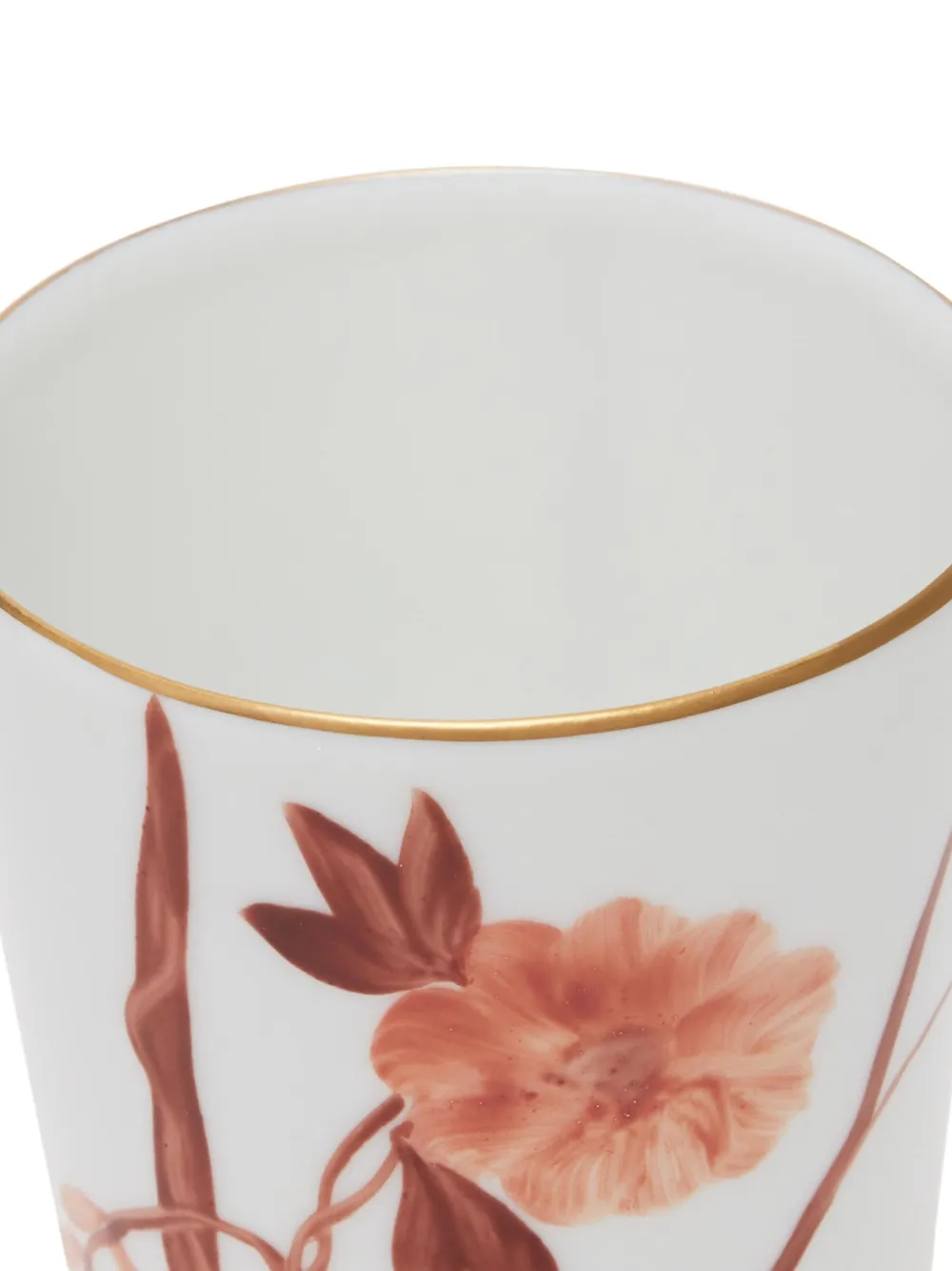 Marie Daage Bouquet De Vie Floral-print Drinking Glass (200ml) In White