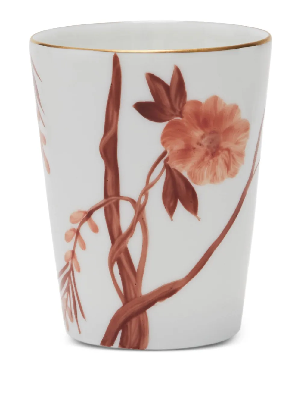 MARIE DAAGE  Bouquet De Vie floral-print drinking glass (200ml) | White | Image 1