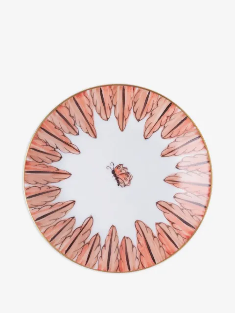 MARIE DAAGE  Palmyre Bread feather-butterfly bread plate (15cm)