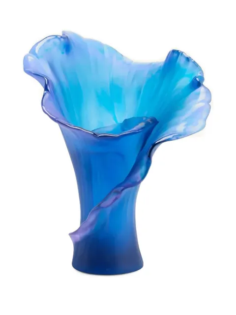 Daum small Arum vase (14.5cm x 17.5cm)