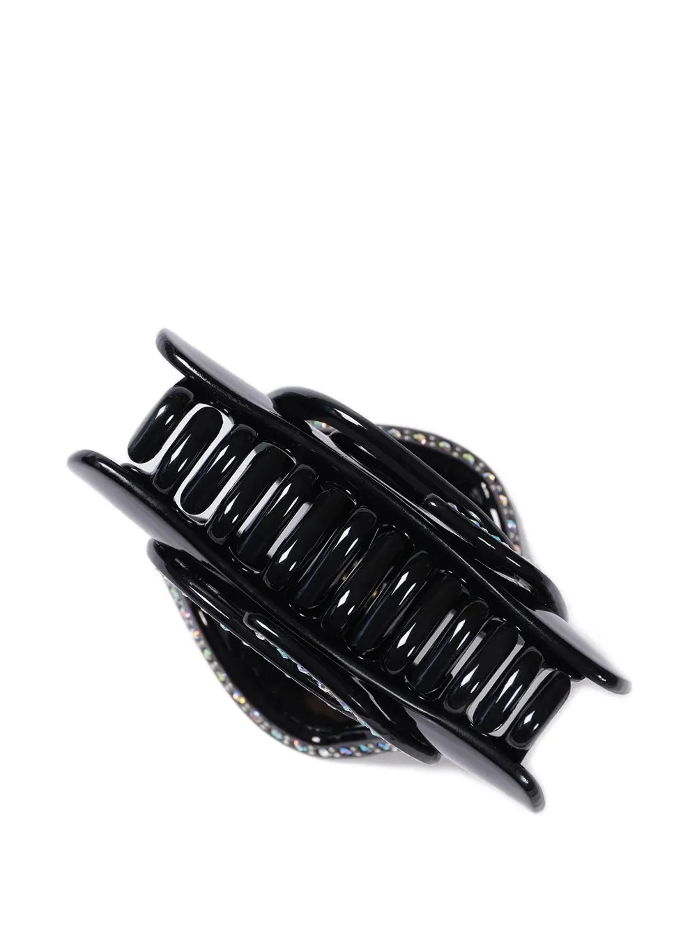 Katya Crystal-embellished Hair Clip In Black