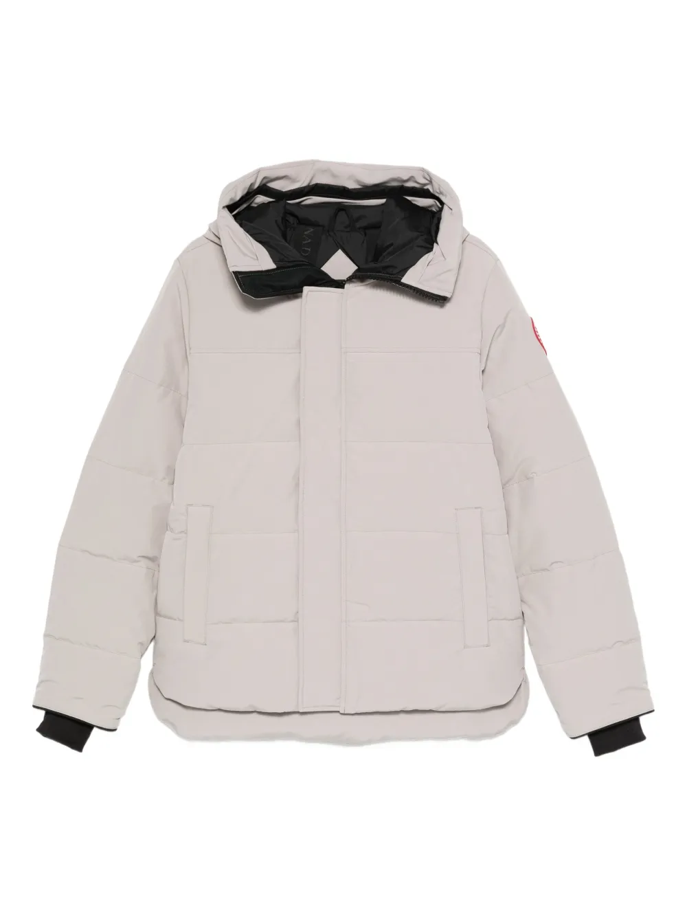 Canada Goose logo-patch padded jacket - Toni neutri