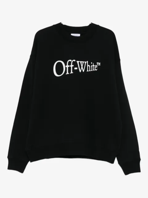 Off-White Sweatshirt mit Logo-Print