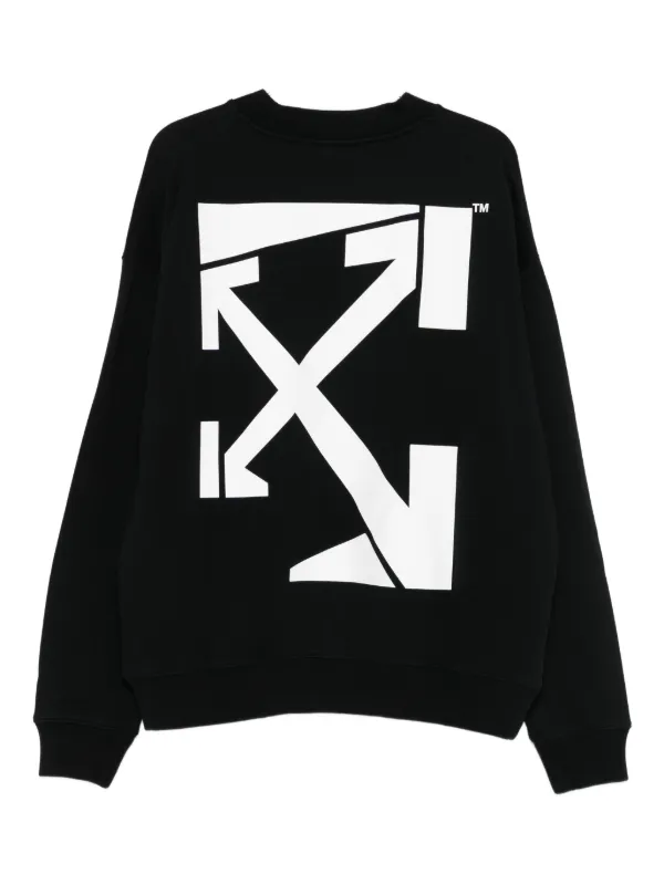 Off-White ロゴ スウェットシャツ | ブラック | FARFETCH JP