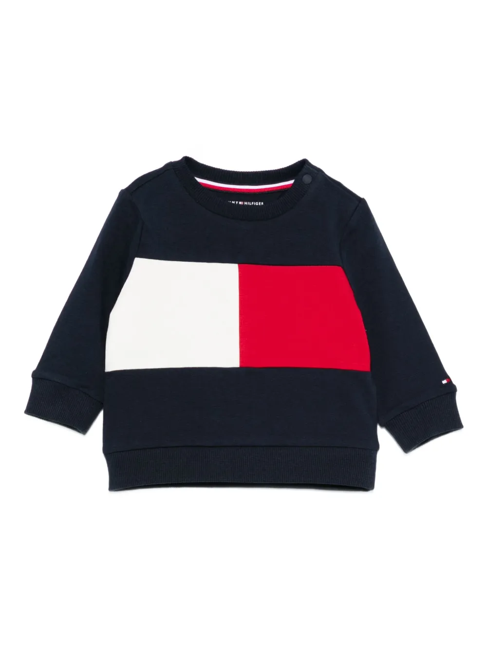 Tommy Hilfiger Junior Colour-block Sweatshirt In Blue