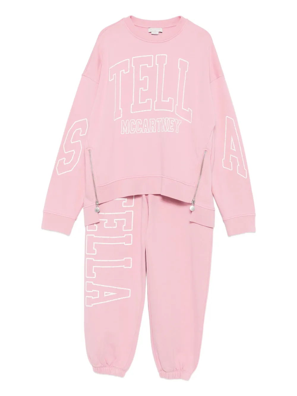 Stella McCartney Kids fleece tracksuit | Pink | Image 1