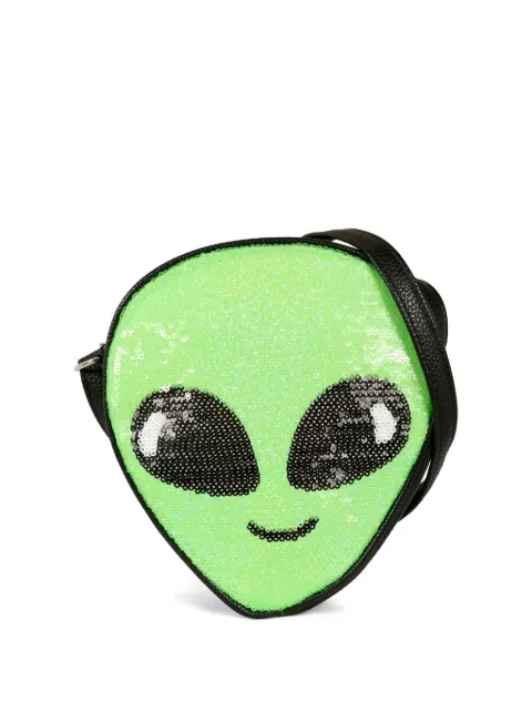 Molo alien head sequin shoulder bag