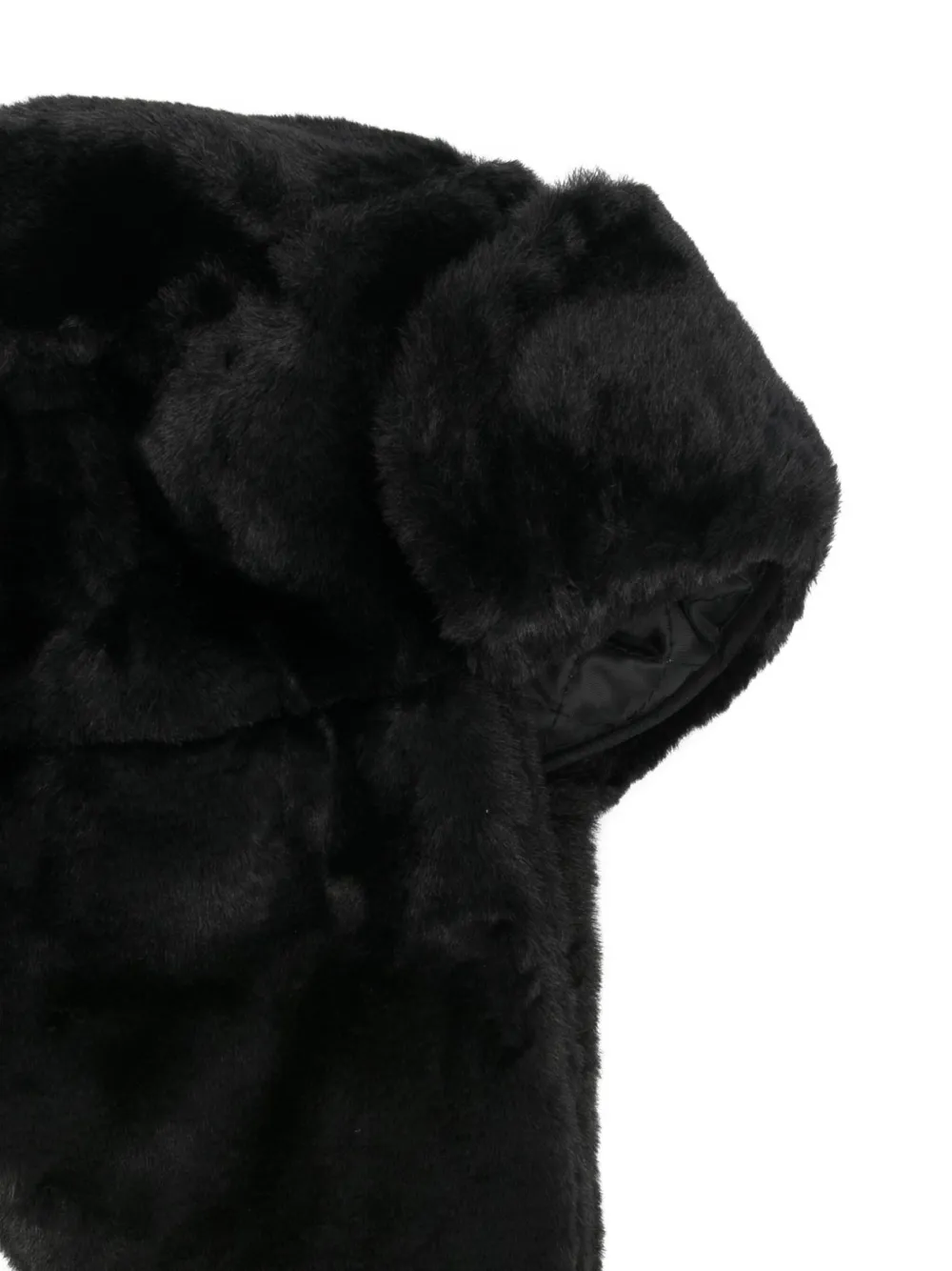 Paul Smith faux-fur ear-flap hat - Zwart
