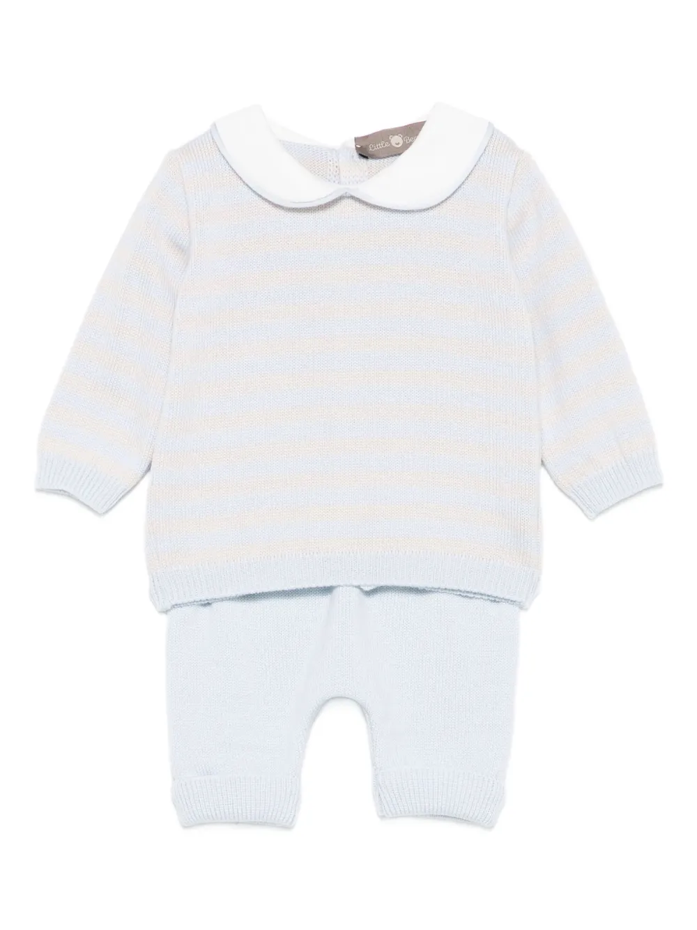 Little Bear striped track suit - ブルー Little Bear striped track suit - ブルー