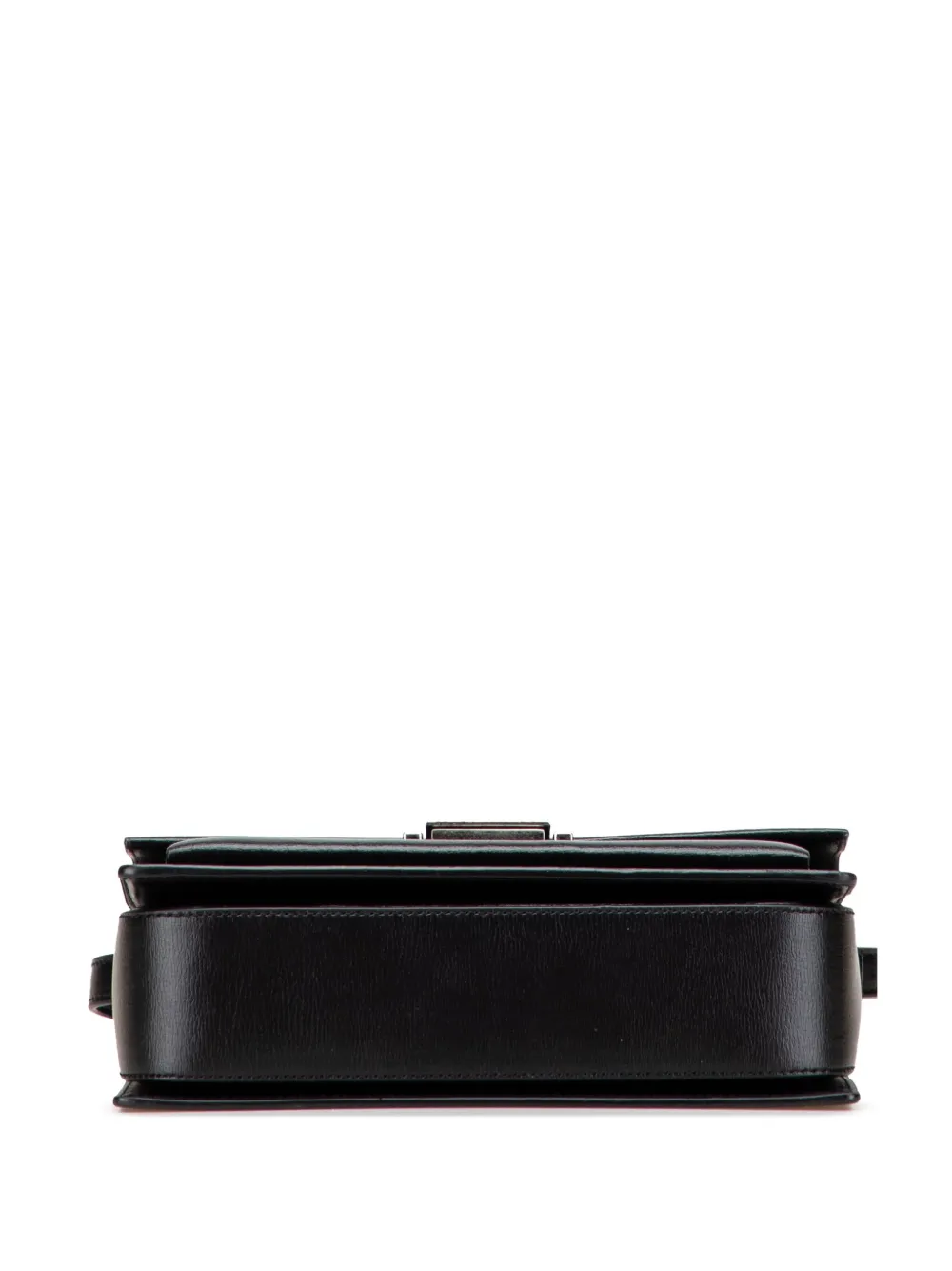 Pre-owned Saint Laurent 2017 Medium Calfskin Bellechasse Satchel In Black