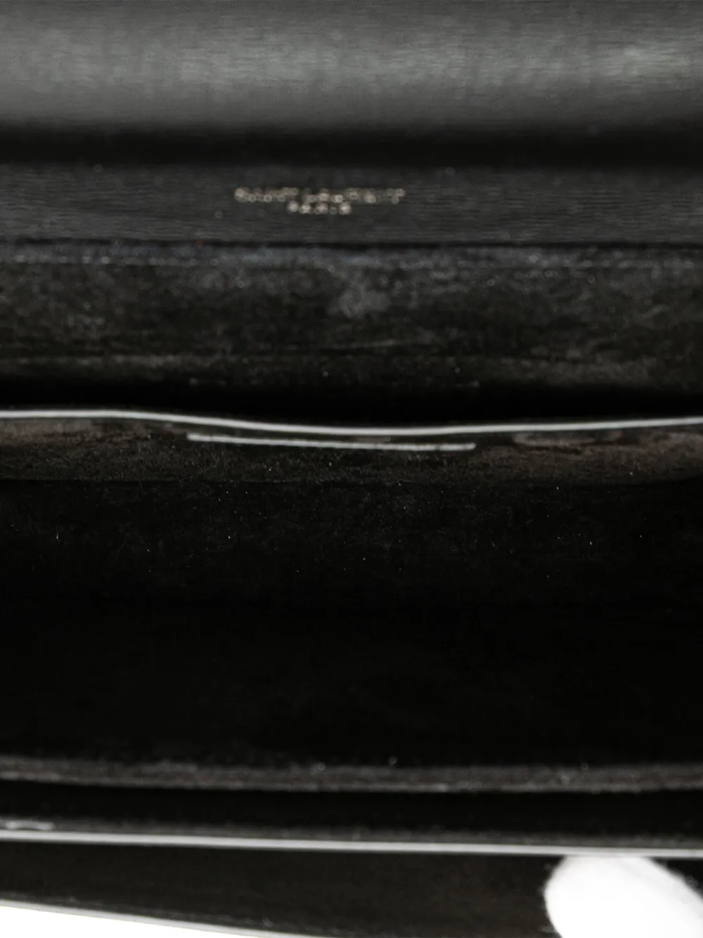 Pre-owned Saint Laurent 2017 Medium Calfskin Bellechasse Satchel In Black