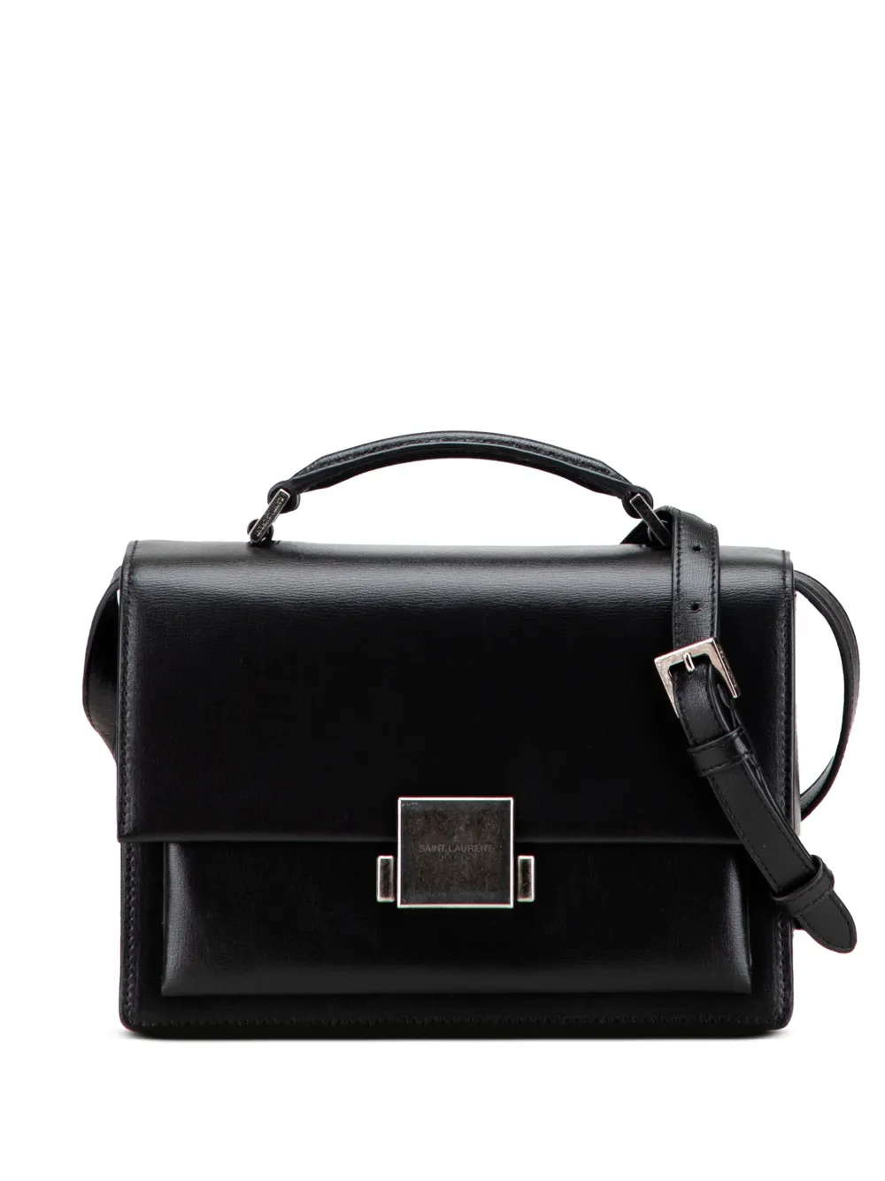 Saint Laurent Pre-Owned 2017 Medium Calfskin Bellechasse satchel | Black | Image 1