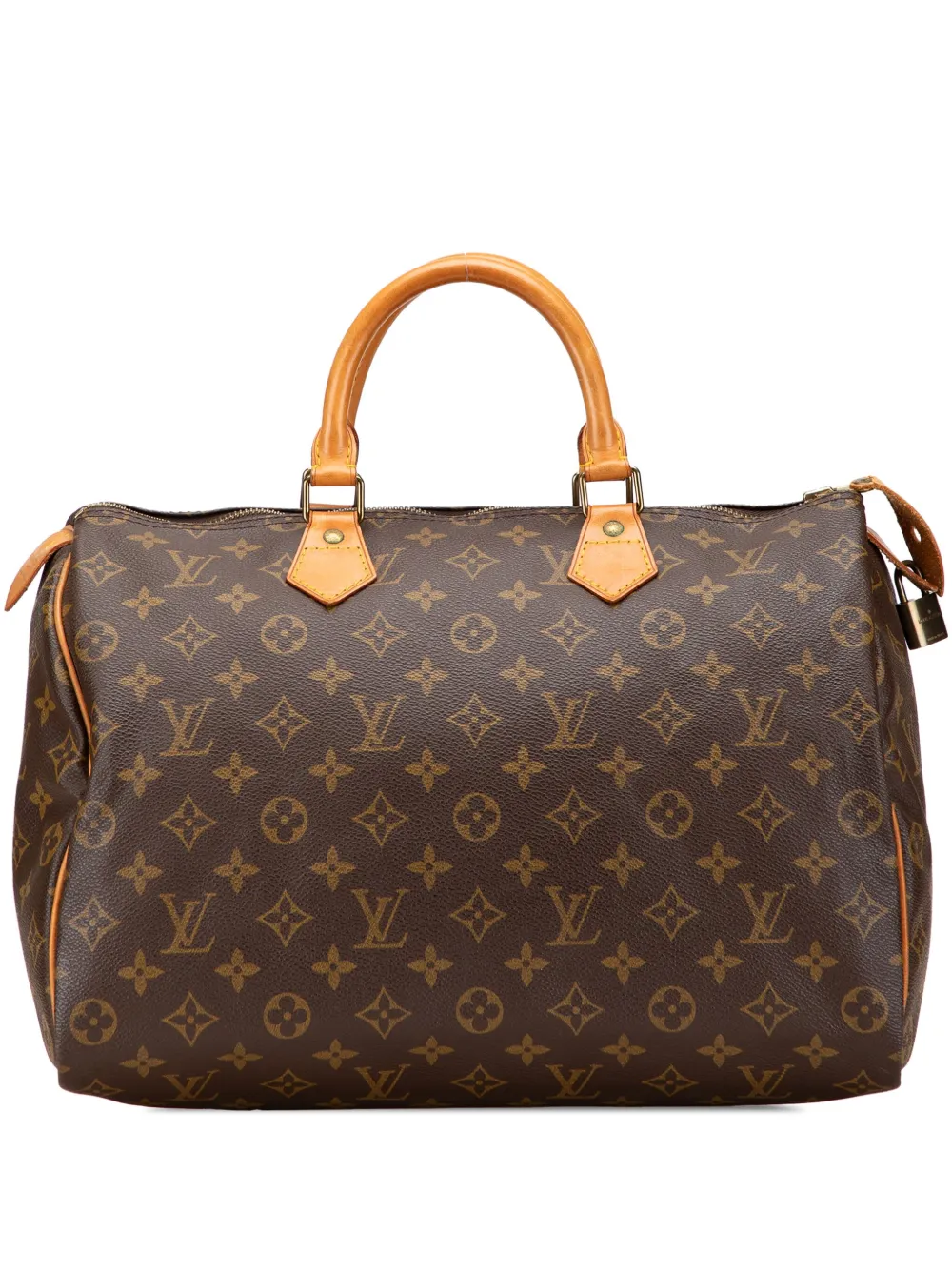 Louis Vuitton Pre-Owned 1991 モノグラム スピーディ 35 ボストンバッグ - ブラウン Louis Vuitton Pre-Owned 1991 モノグラム スピーディ 35 ボストンバッグ - ブラウン