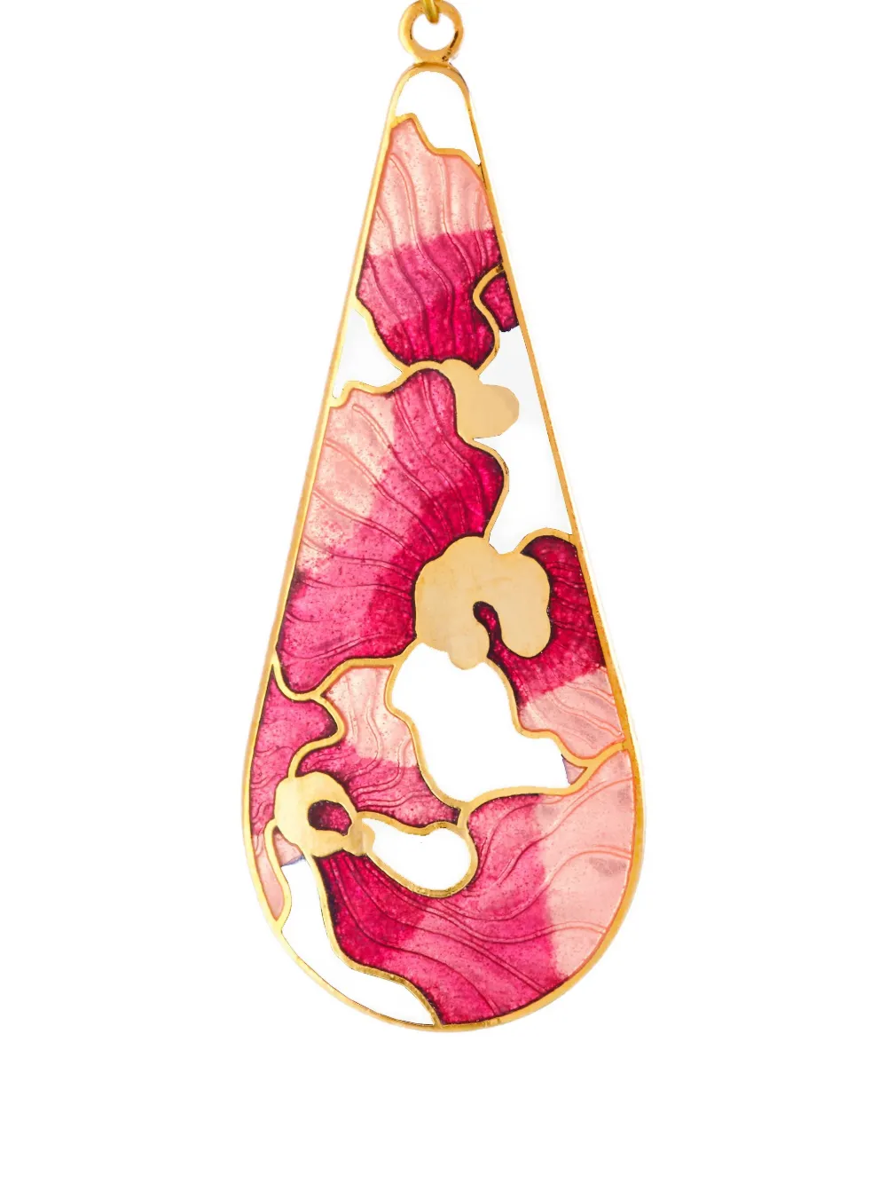 Susan Caplan Vintage 1980s floral-pattern drop earrings | Image 2