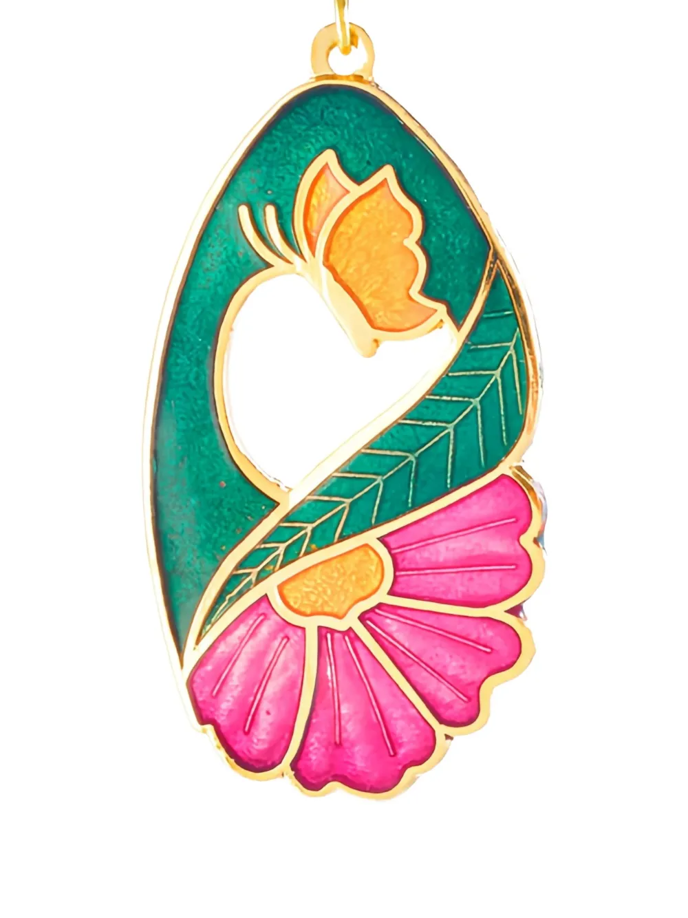 Susan Caplan Vintage 1980s floral-embellishment earrings | Image 2