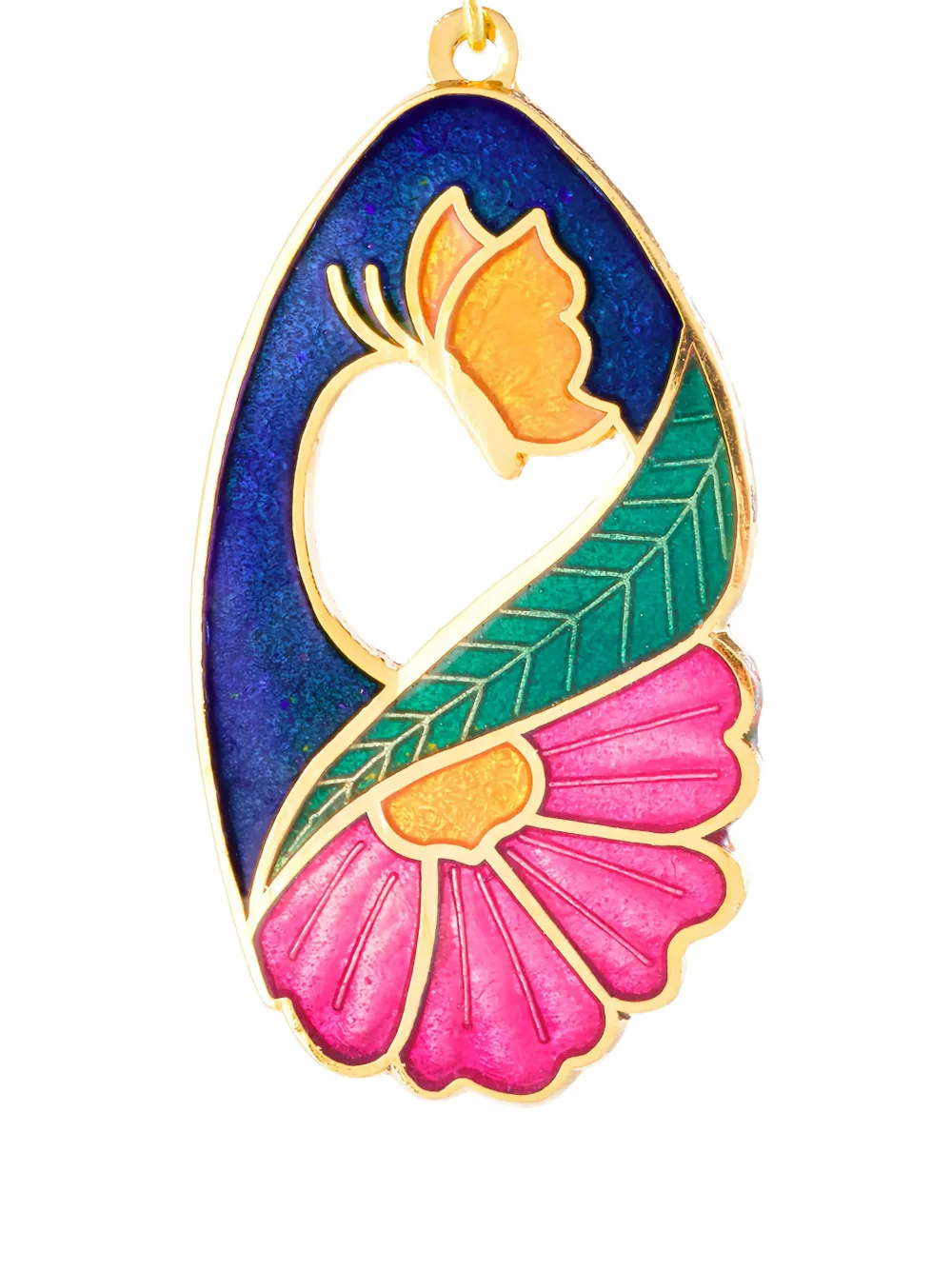 Susan Caplan Vintage 1980 floral-embellishment earrings | Image 2