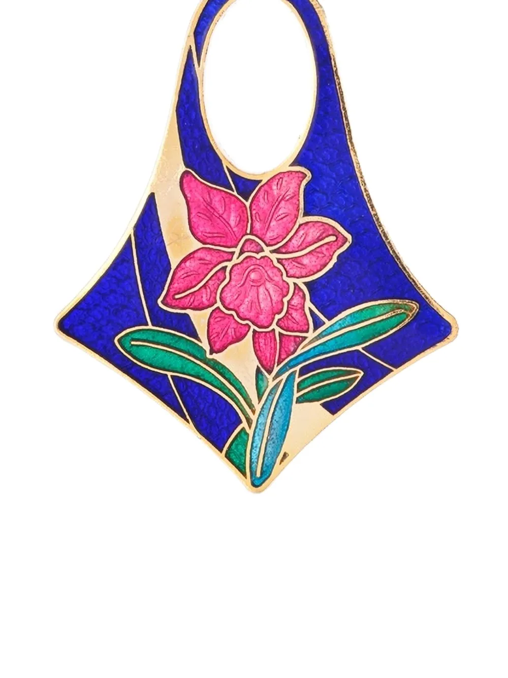 Susan Caplan Vintage 1980 floral-embellishment earrings | Image 2