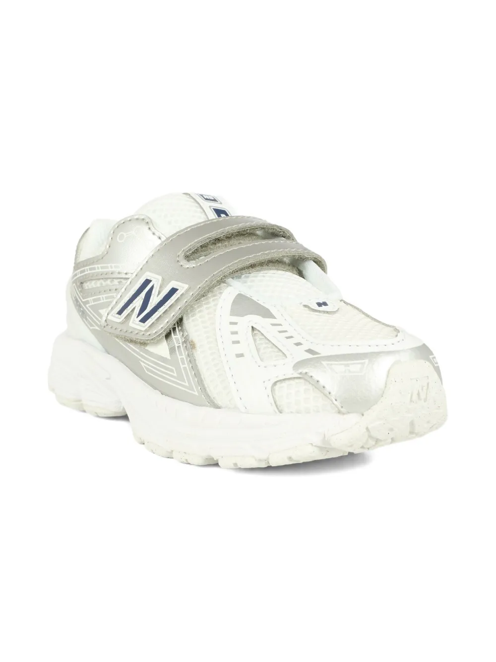 New Balance Kids strap detail sneakers Silver