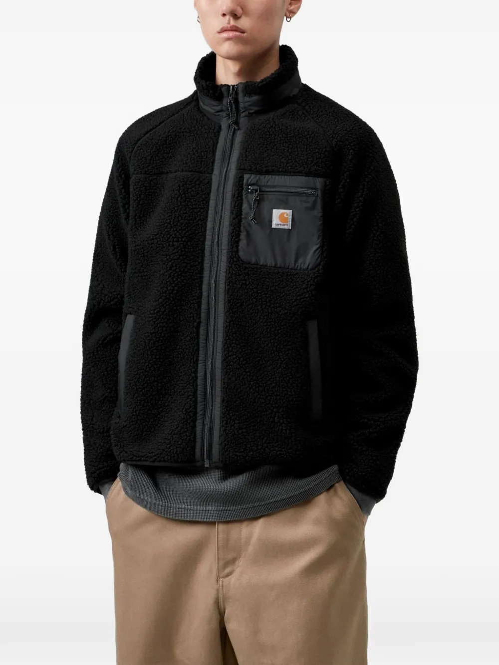 Carhartt WIP Prentis Liner jack met rits Zwart