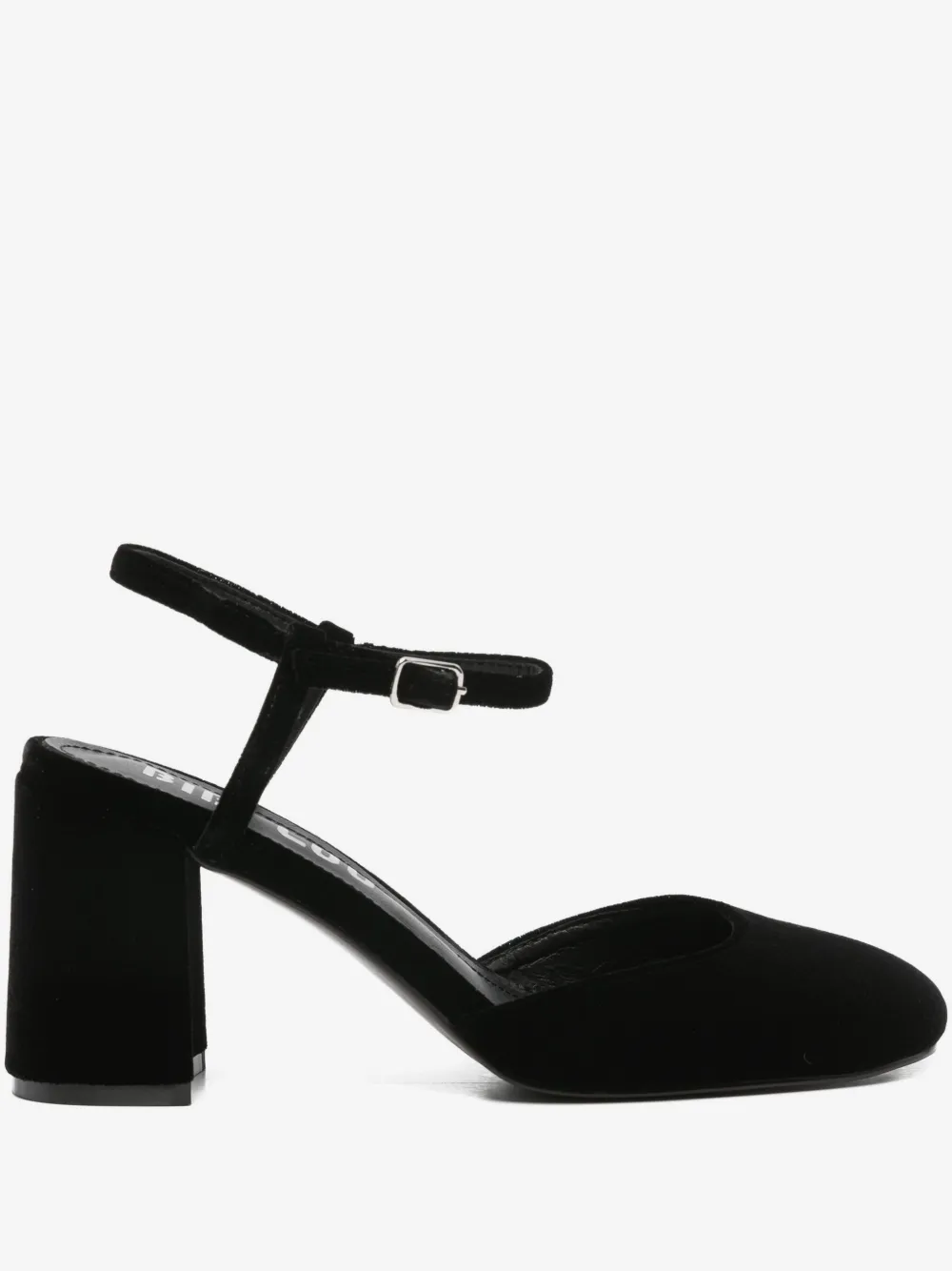 80mm ankle-strap block-heel pumps