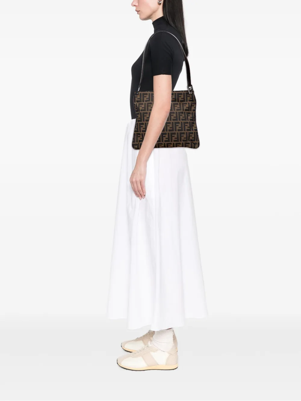 Fendi Pre-Owned 2000-2010 Zucca Canvas shoulder bag | Pre-Owned | Image 2