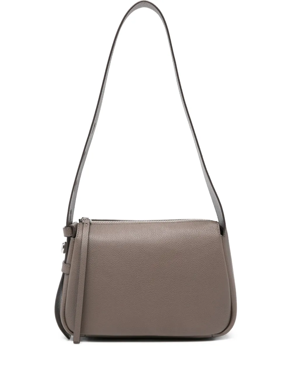 Tory Burch レザーショルダーバッグ - グレー Tory Burch レザーショルダーバッグ - グレー