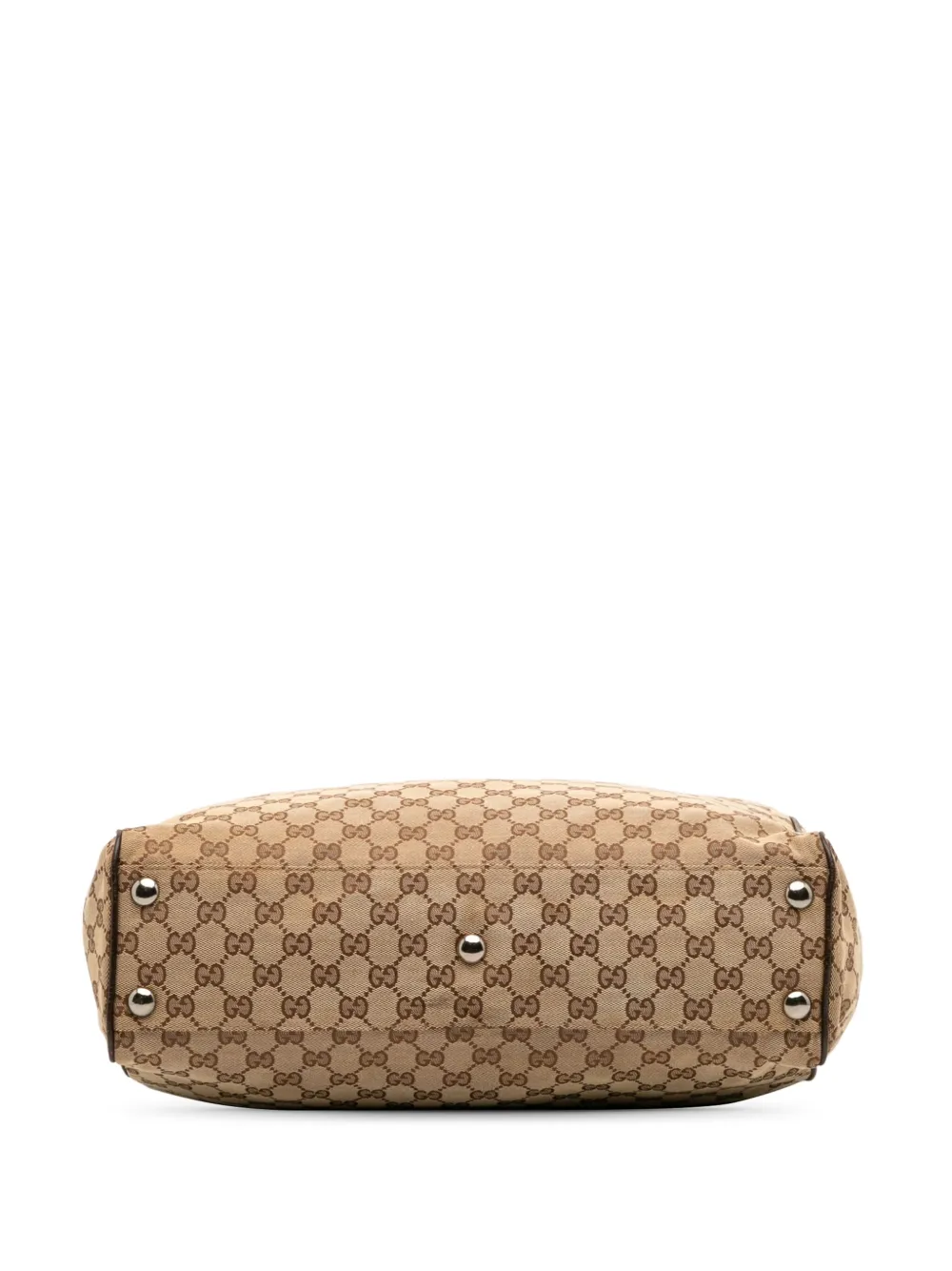 Pre-owned Gucci 2000-2015 Gg Canvas Tote Bag In Brown