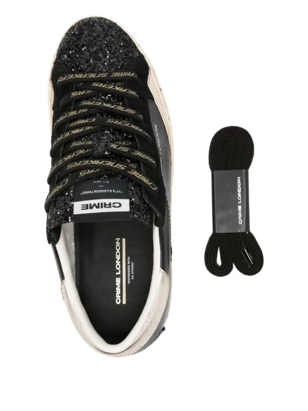 adidas gazelle silver green womens KIDPIK Girls: Force Glitter Sneaker Silver / 7 Toddler main image 1