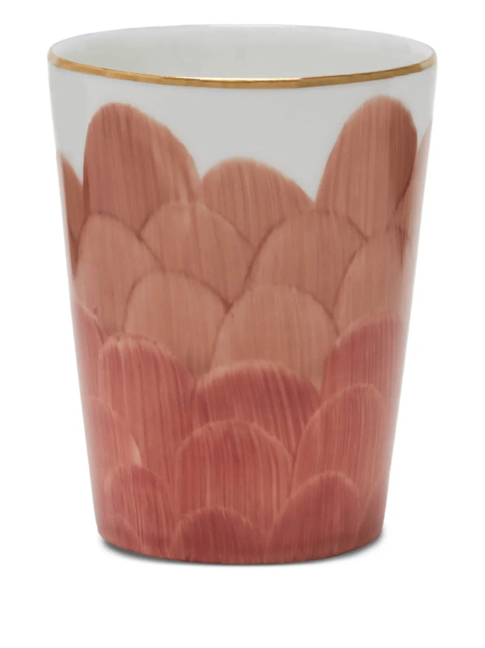 MARIE DAAGE  Cercle D'écailles scale-pattern drinking cup (200ml) | Orange | Image 1
