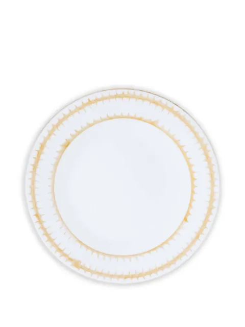 MARIE DAAGE Rafia gold-rim charger plate (31cm)