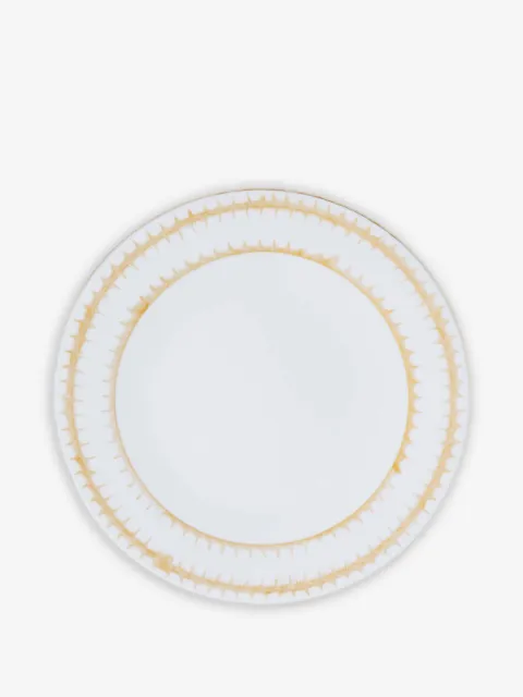 MARIE DAAGE Rafia gold-rim charger plate (31cm)