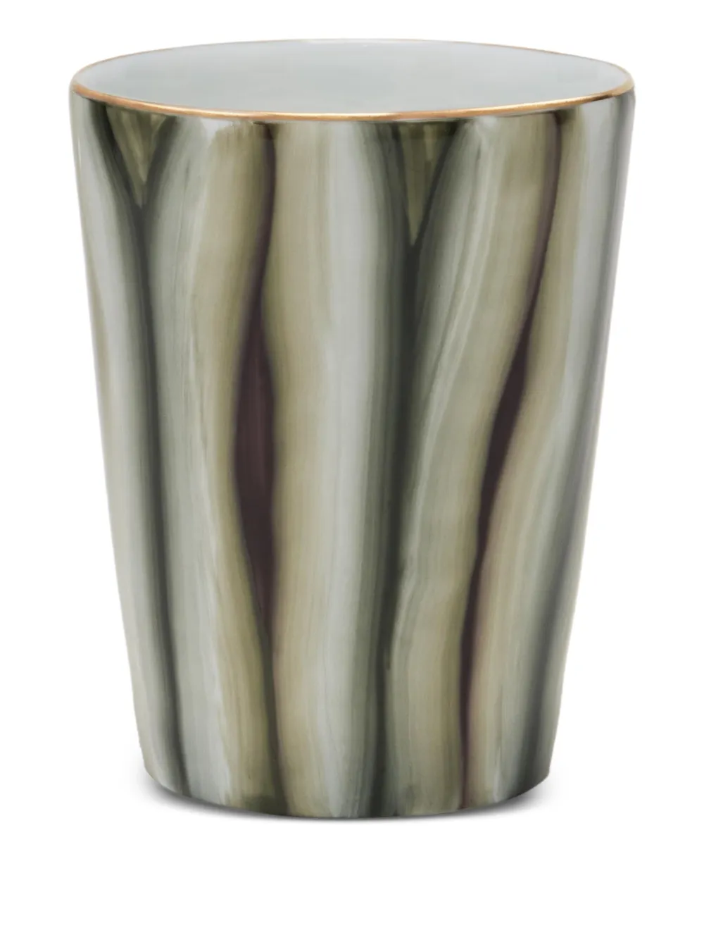 MARIE DAAGE marble-effect drinking glass (200ml) | Green | Image 1
