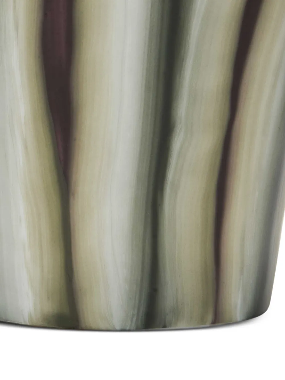 Marie Daage Marble-effect Drinking Glass (200ml) In Green