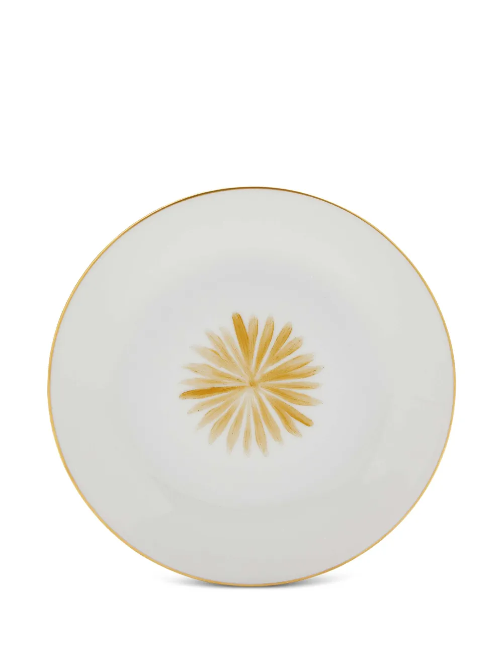 MARIE DAAGE  Allée De Cyprès gold-rimmed floral bread plate(15cm) | White | Image 1