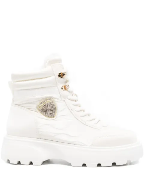 Blauer platform shearling boots