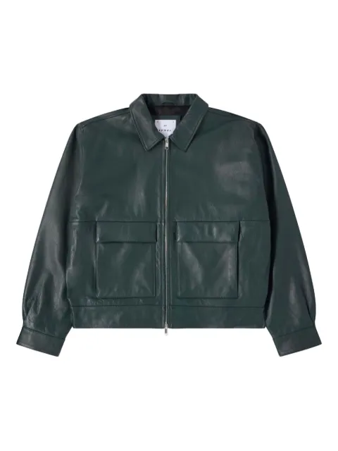 Edwin Dogma zip-front leather jacket 